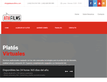 Tablet Screenshot of platoanafilms.com